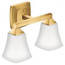 Moen YB5162BG - Brushed Gold Two Globe Bath Light