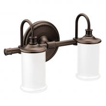 Moen YB6462ORB - Oil Rubbed Bronze Two Globe Bath Light
