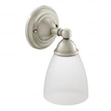 Moen YB2261BN - Brushed Nickel One Globe Bath Light