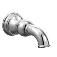 Moen S12105 - Weymouth 1/2-Inch Slip Fit Connection Non-Diverting Tub Spout, Chrome