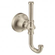 Moen YB0503BN - Brushed Nickel Double Robe Hook