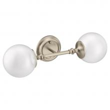 Moen YB0562BN - Brushed Nickel Two Globe Bath Light