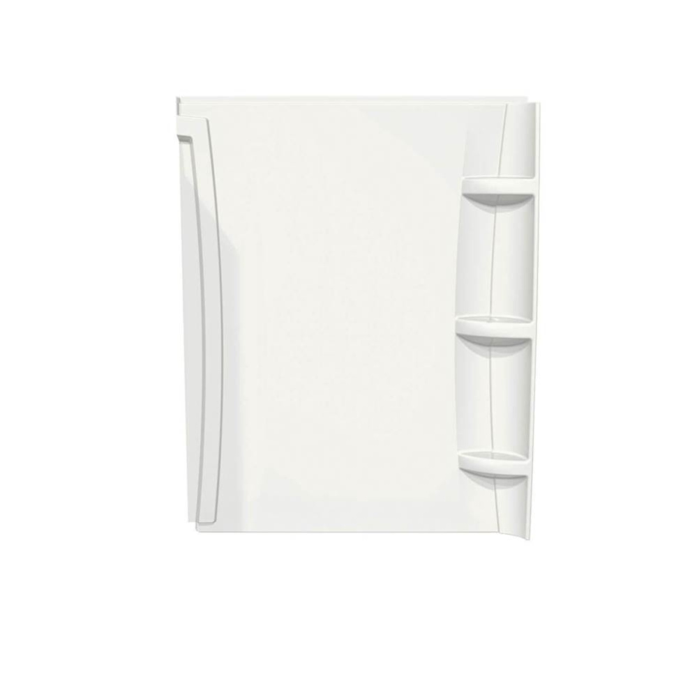 42 x 72 in. Acrylic Direct-to-Stud Back Wall in White