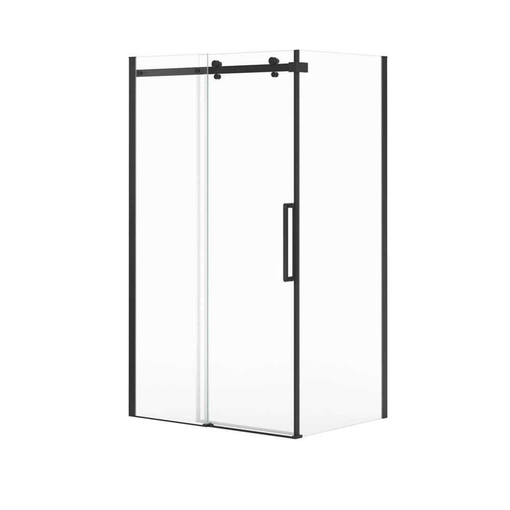 Halo Pro GS Return Panel for 32 in. Base with GlassShield® glass in Matte Black