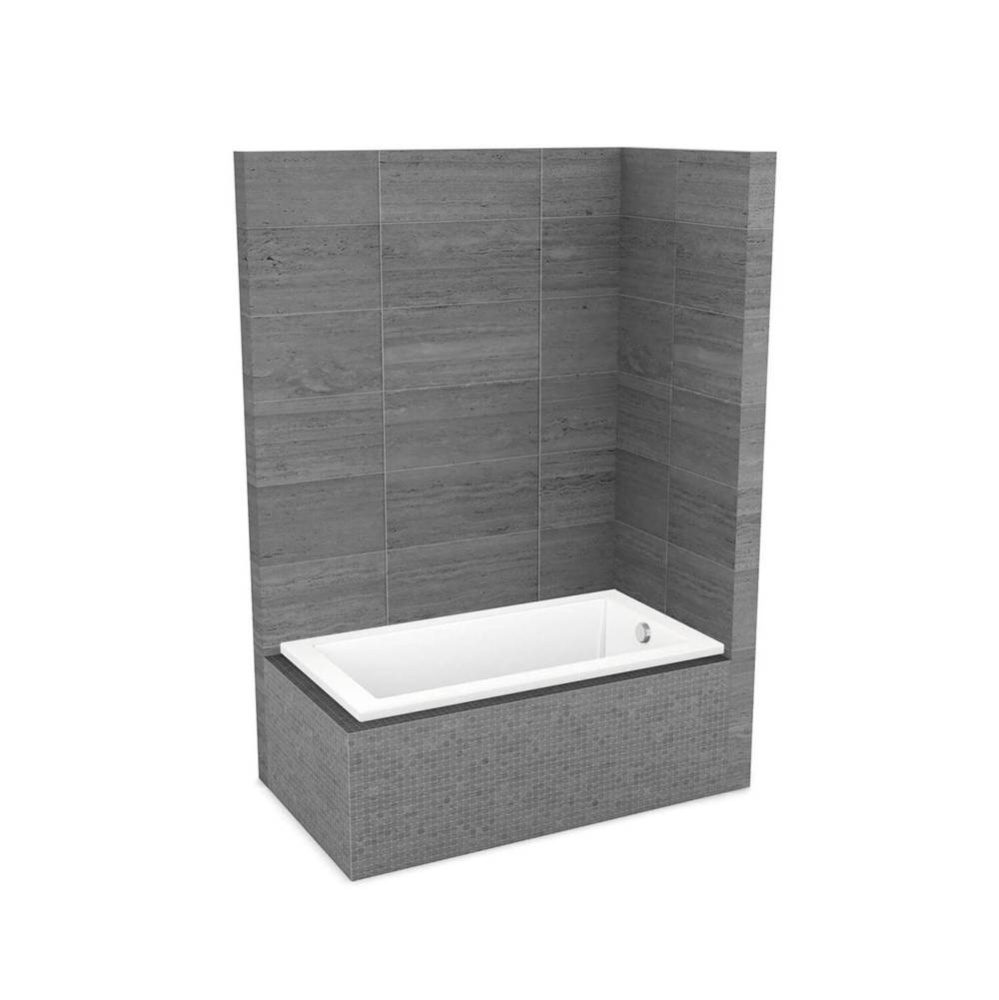 ModulR 6032 IF (Without Armrests) Acrylic Corner Right Right-Hand Drain Bathtub in White