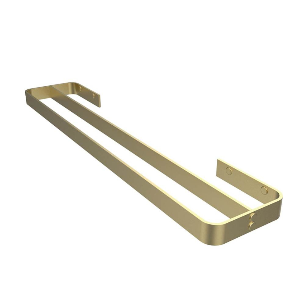 Manhattan 24 in. Double Towel Bar in Brushed Gold