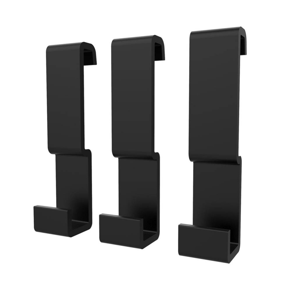 Manhattan Small Hooks - Pack of 3 in Matte Black