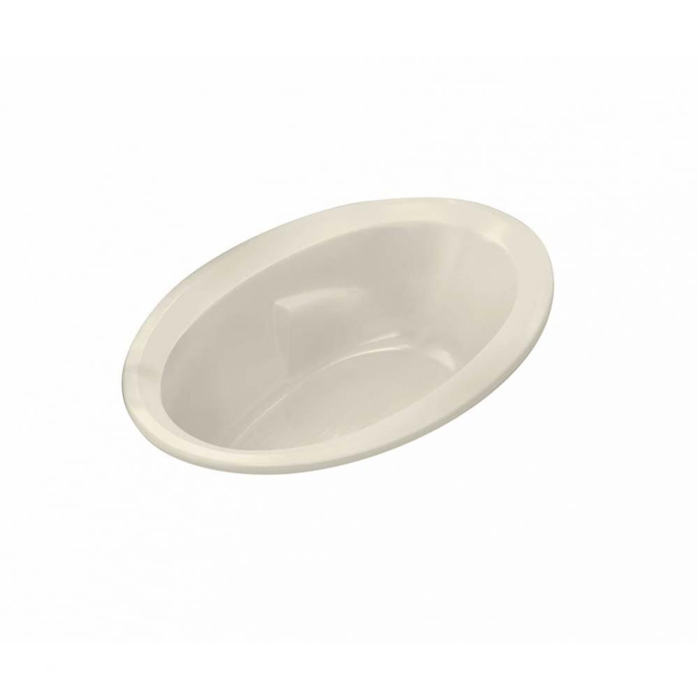 Twilight 60 x 42 Acrylic Drop-in End Drain Aeroeffect Bathtub in Bone