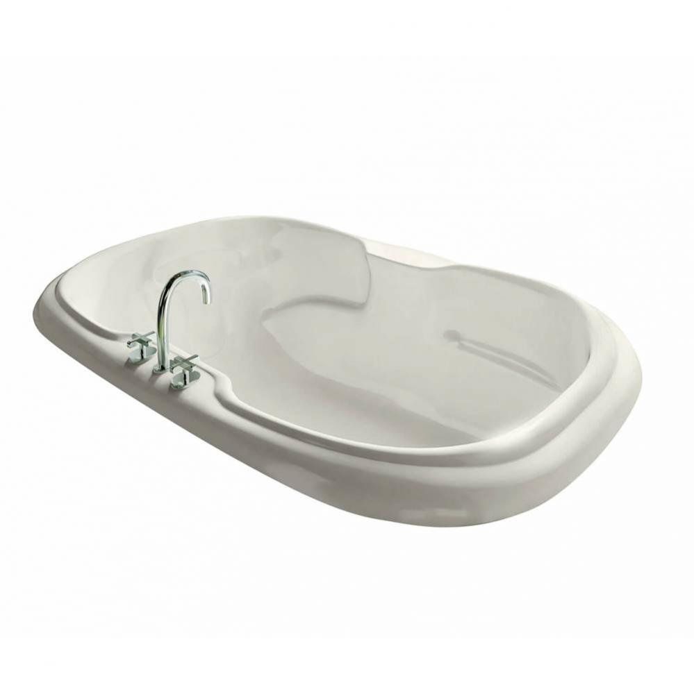 Calla 65.75 in. x 41.5 in. Drop-in Bathtub with Combined Hydromax/Aerofeel System Center Drain in