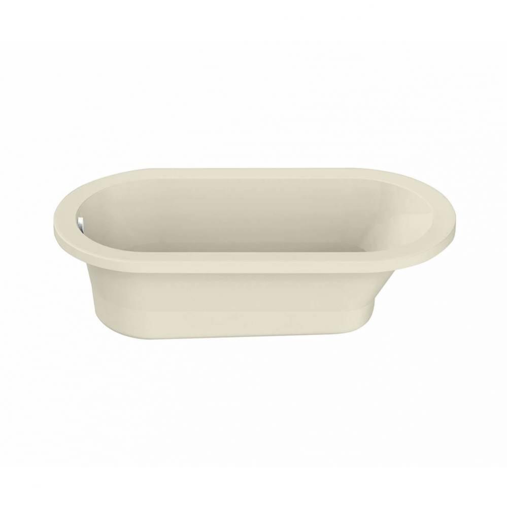 Aigo 72 x 36 Acrylic Undermount End Drain Combined Hydrofeel & Aerofeel Bathtub in Bone