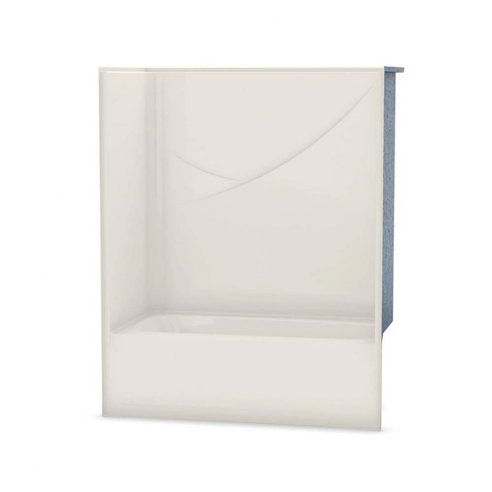 OPTS-6032 - Base Model 57 in. x 31.5 in. x 69.75 in. 1-piece Tub Shower with Left Drain in Biscuit