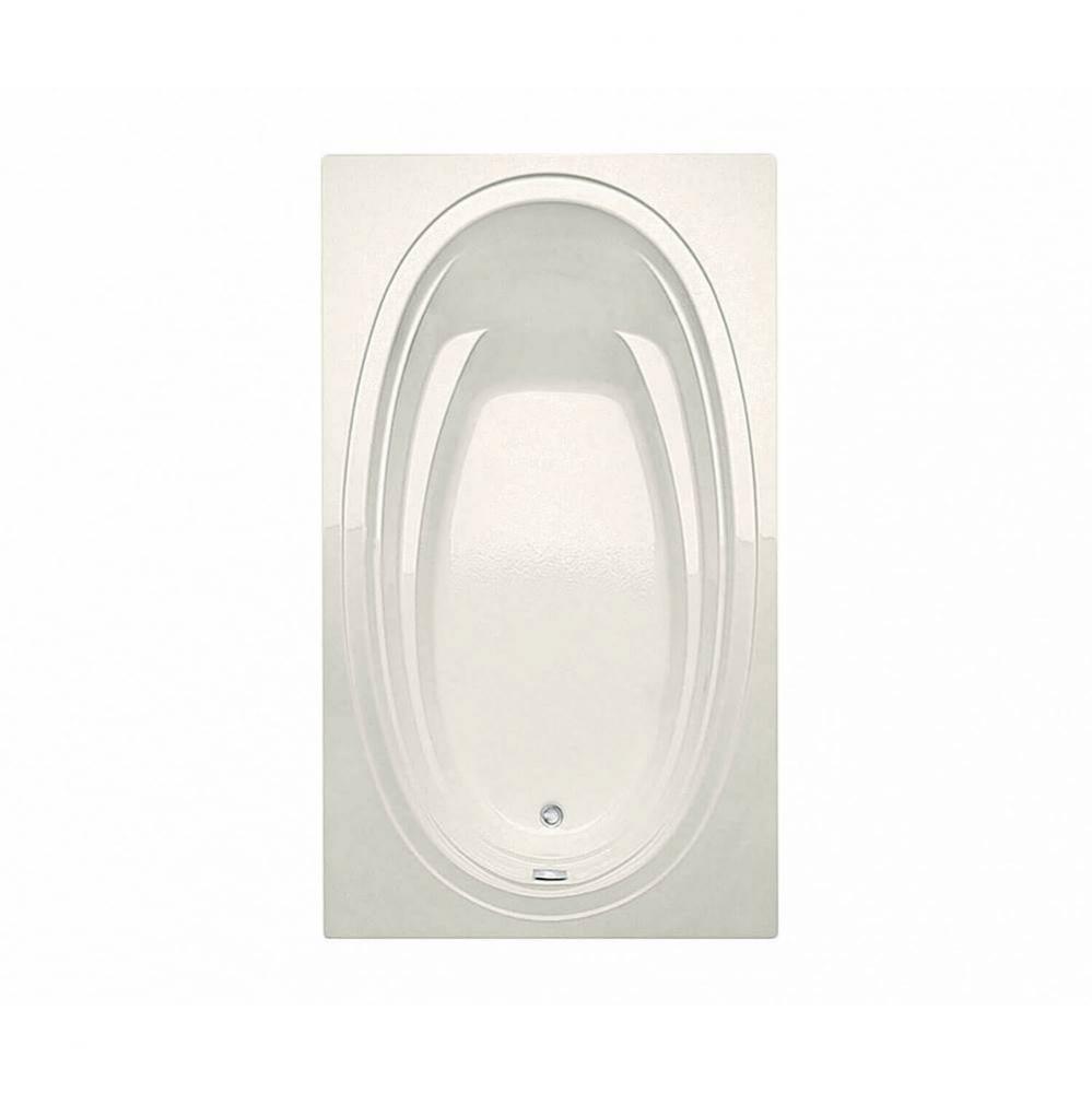 Panaro 7242 Acrylic Drop-in Left-Hand Drain Bathtub in Biscuit