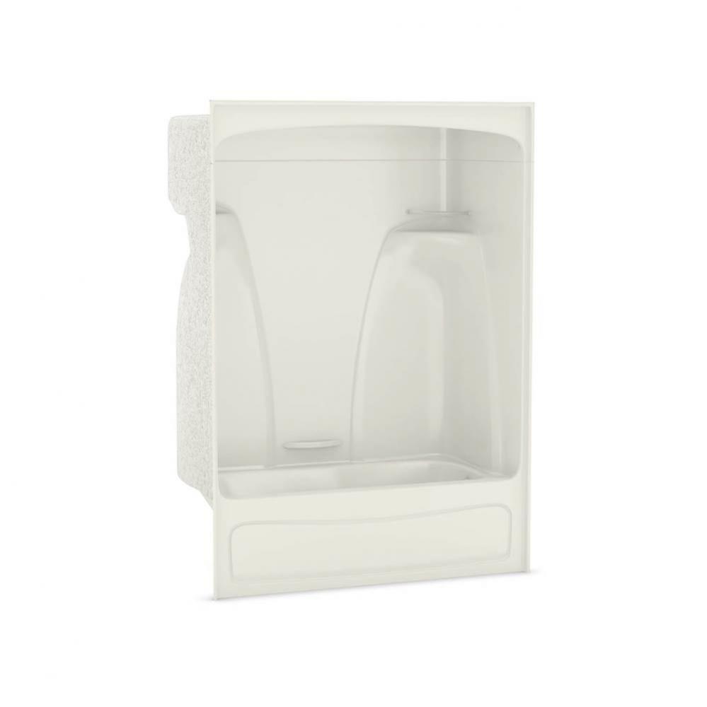 ACTSDM 60 in. x 33.25 in. x 87.375 in. 1-piece Tub Shower with Bodywrap Right Drain in Biscuit