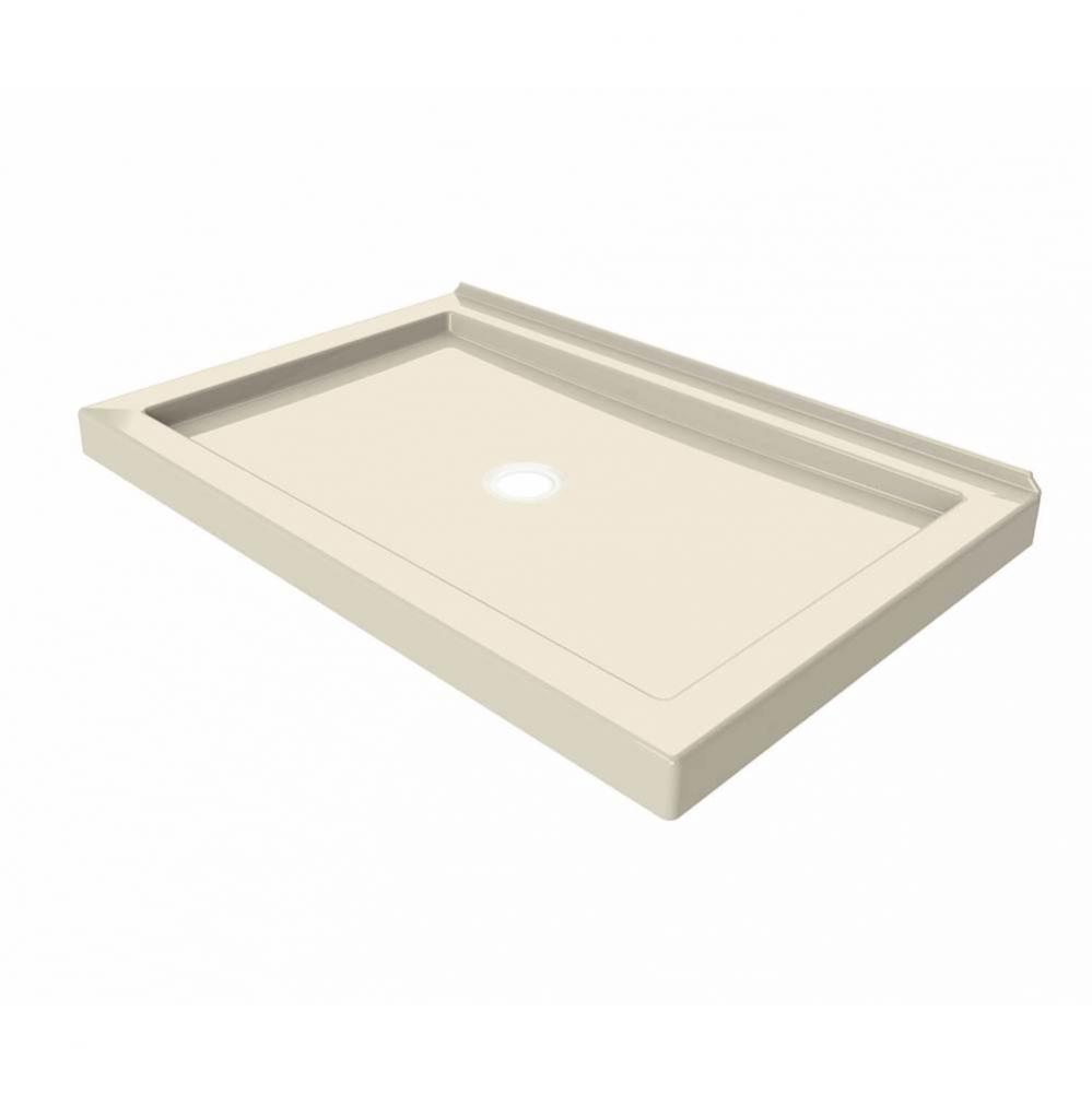 B3 Base 4836 Round Drain Wall-Mount Installation Bone / Natural