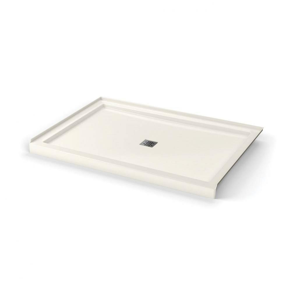 B3 Base 6042 Square Drain Alcove Installation Biscuit