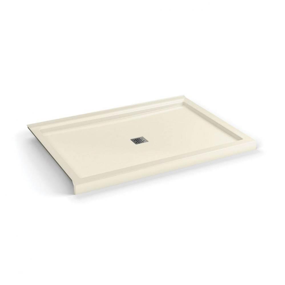 B3 Base 6042 Square Drain Left Corner Installation Bone / Natural