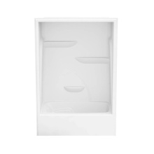 Maax 103679-000-001-001 - M260 60 x 34 Acrylic Alcove Left-Hand Drain One-Piece Tub Shower in White