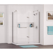 Maax 105594-000-001-002 - Rectangular Base 6036 3 in. Acrylic Corner Left or Right Shower Base with Right-Hand Drain in Whit