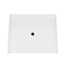 Maax 106553-000-002-000 - MX QSI-3838-BF 0.5 in. AcrylX Alcove Shower Base with Center Drain in White
