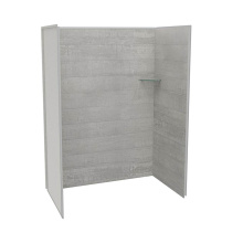 Maax 107464-304-516-000 - Utile 6036 Composite Direct-to-Stud Three-Piece Alcove Shower Wall Kit in Factory Rough Vapor