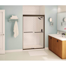 Maax 134663-900-172-000 - Kameleon SC 43-47 x 71 in. 6 mm Bypass Shower Door for Alcove Installation with Clear glass in Dar
