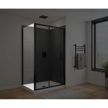 Maax 135239-900-340-000 - Connect Pro Return Panel for 32 in. Base with Clear glass in Matte Black