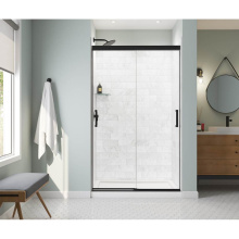 Maax 135334-900-340-000 - Incognito 76 44-47 x 76 in. 8mm Bypass Shower Door for Alcove Installation with Clear glass in Mat