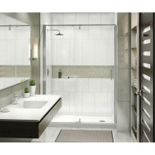 Maax 137832-900-084-000 - ModulR 60 x 78 in. 8 mm Pivot Shower Door for Alcove Installation with Clear glass in Chrome
