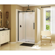 Maax 138996-900-173-000 - Halo 44.5-47 x 78.75 in. 8mm Sliding Shower Door for Alcove Installation with Clear glass in Dark