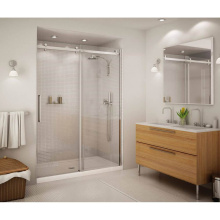 Maax 138997-900-084-000 - Halo 56.5-59 x 78.75 in. 8mm Sliding Shower Door for Alcove Installation with Clear glass in Chrom