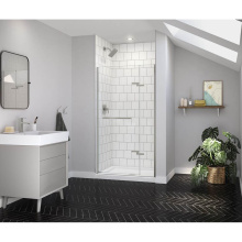 Maax 139576-900-305-000 - Reveal Sleek 71 38-41 x 71 1/2 in. 8mm Pivot Shower Door for Alcove Installation with Clear glass
