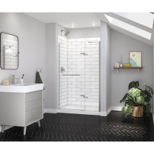 Maax 139578-900-305-000 - Reveal Sleek 71 44-47 x 71 1/2 in. 8mm Pivot Shower Door for Alcove Installation with Clear glass