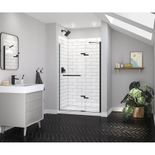 Maax 139578-900-340-000 - Reveal Sleek 71 44-47 x 71 1/2 in. 8mm Pivot Shower Door for Alcove Installation with Clear glass