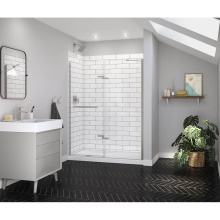 Maax 139580-900-305-000 - Reveal Sleek 71 56-59 x 71 1/2 in. 8mm Pivot Shower Door for Alcove Installation with Clear glass