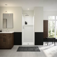 Maax 107926-000-002-000 - Icon SH3232 AcrylX Alcove Center Drain One-Piece Shower in White