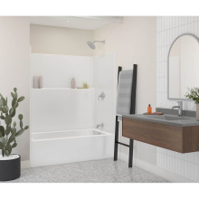 Maax 107162-000-002-002 - Icon TS6036 Acrylx Alcove Right Hand Drain One-Piece Tub Shower in White