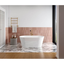 Maax 107675-000-001-000 - Chorale 60 x 30 Acrylic Freestanding Center Drain Bathtub in White with White Skirt