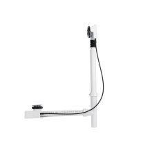 Maax 10025720-084 - Push Button Cable-Operated Waste and Overflow with Flexible Neck, 33'' Cable, Complete K