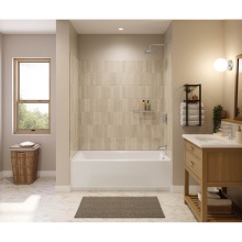 Maax 220416-000-001-002 - Interflo 6030 IFS Acrylic Alcove Right-hand Drain Bathtub in White