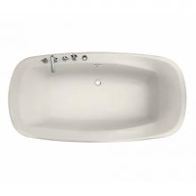 Maax 101318-055-007 - Eterne 7242 Acrylic Drop-in Center Drain Aerofeel Bathtub in Biscuit
