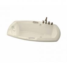 Maax 105312-000-004 - Release 66 in. x 36 in. Drop-in Bathtub with Center Drain in Bone
