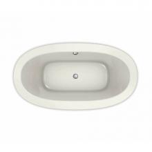 Maax 105462-108-007 - Reverie 66 in. x 36 in. Drop-in Bathtub with Aerosens System Center Drain in Biscuit
