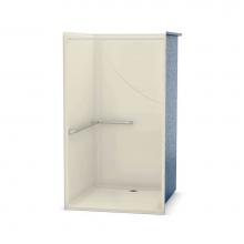 Maax 106054-L-000-004 - OPS-4248 - with California Title 24 Grab Bar 42 in. x 48 in. x 76.5 in. 1-piece Shower with Left-h