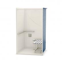 Maax 106085-R-000-007 - OPS-4248-RS - with California Title 24 Grab Bar and Seat 42 in. x 48 in. x 76.5 in. 1-piece Shower