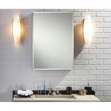 Maax 126524-801-001-000 - Element SV2030 20 in. x 5 in. x 30 in. Single View Beveled Edge Medicine Cabinet in White
