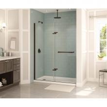 Maax 136672-900-173-000 - Reveal 71 56-59 x 71 ½ Inch 8mm Pivot Shower Door for Alcove Installation with Clear glass in