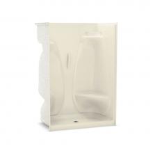 Maax 141051-000-004 - ACSH/RS/LS/NS-48 48 in. x 33.25 in. x 75 in. 1-piece Shower with No Seat, Center Drain in Bone