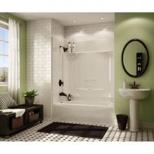Maax 145013-L-003-002 - KDTS AFR 59.875 in. x 32 in. x 81.75 in. 4-piece Tub Shower with Whirlpool Left Drain in White