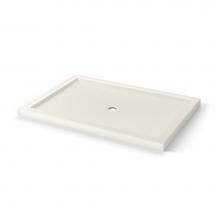 Maax 410036-541-007 - B3 Base 6042 Round Drain Stabili-T, Alcove Biscuit