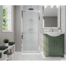 Maax 136625-970-084-000 - Pivolok 23-24.75 x 64.5 in. Pivot Shower Door for Alcove Installation with Raindrop glass in Chrom